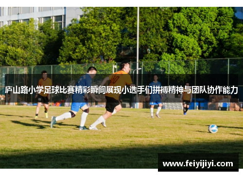 庐山路小学足球比赛精彩瞬间展现小选手们拼搏精神与团队协作能力